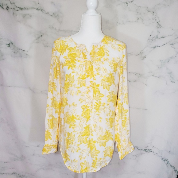 J. Crew Tops - J. Crew Floral Print Blouse